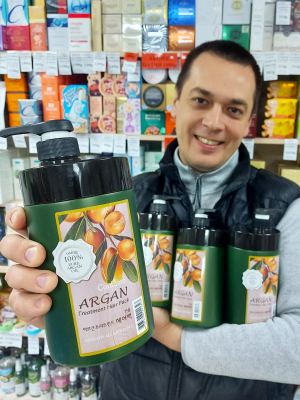       (Confume Argan Treatment Hair Pack) Welcos | 1000  | 